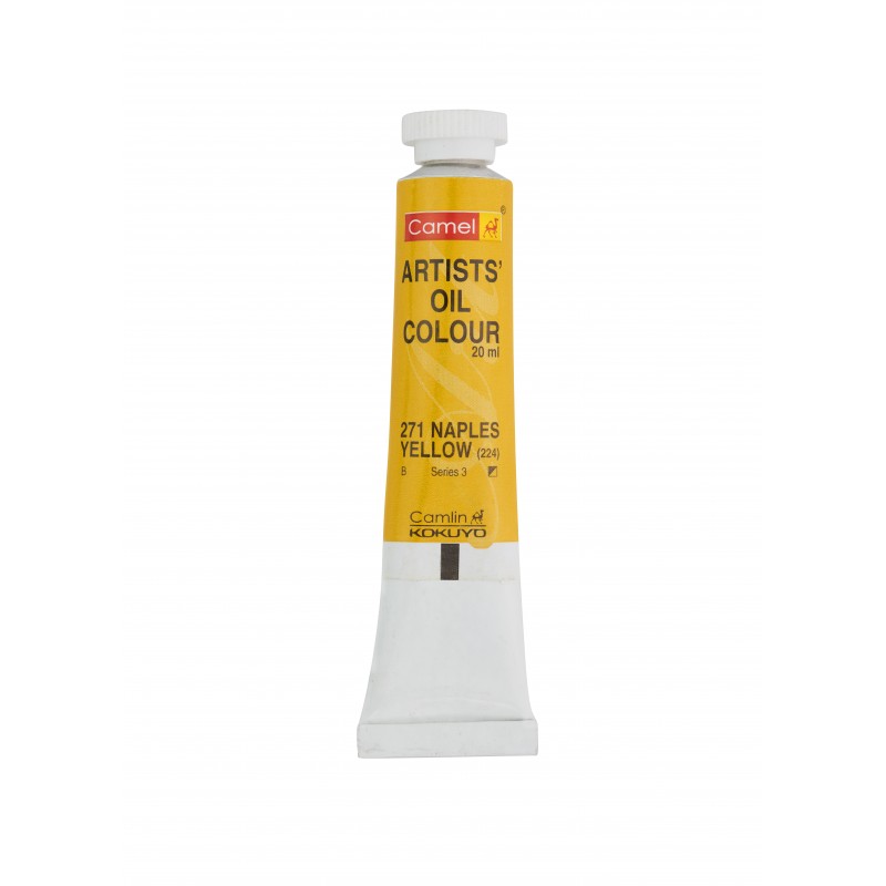 CAMEL ARTIST OIL COLOUR 20ML-271 NAPLES YELLOW