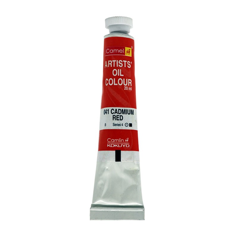 CAMEL ARTIST OIL COLOUR 20ML-041 CADMIUM RED