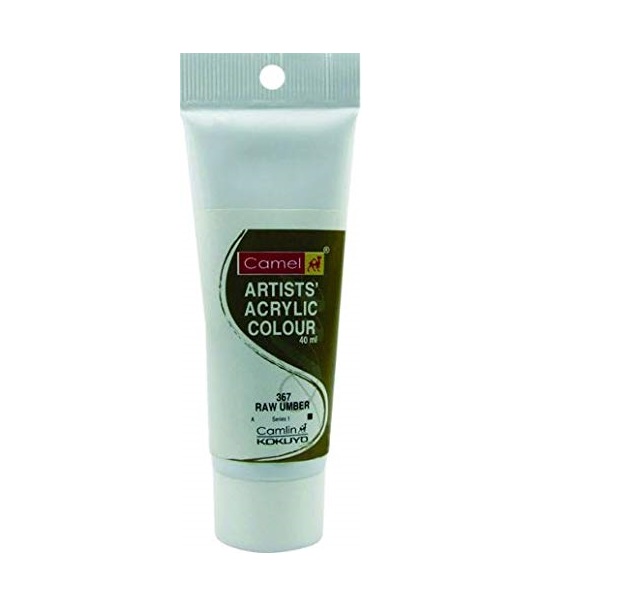 Camel Artists Acrylic Colour 40ml Raw Umber 367