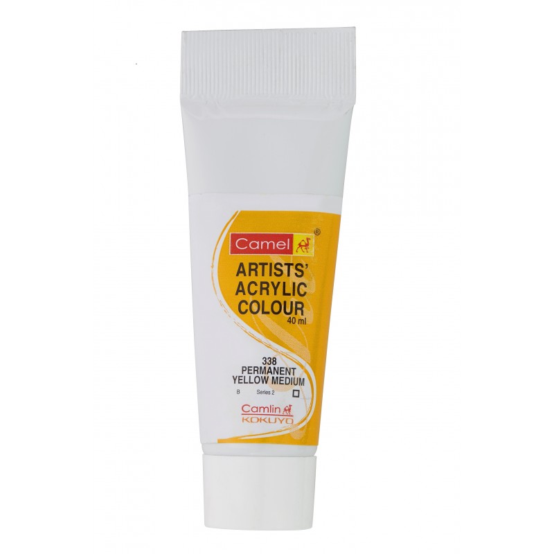 Camel Artists Acrylic Colour, 40ml - Cadmium Yellow Medium – Itsy