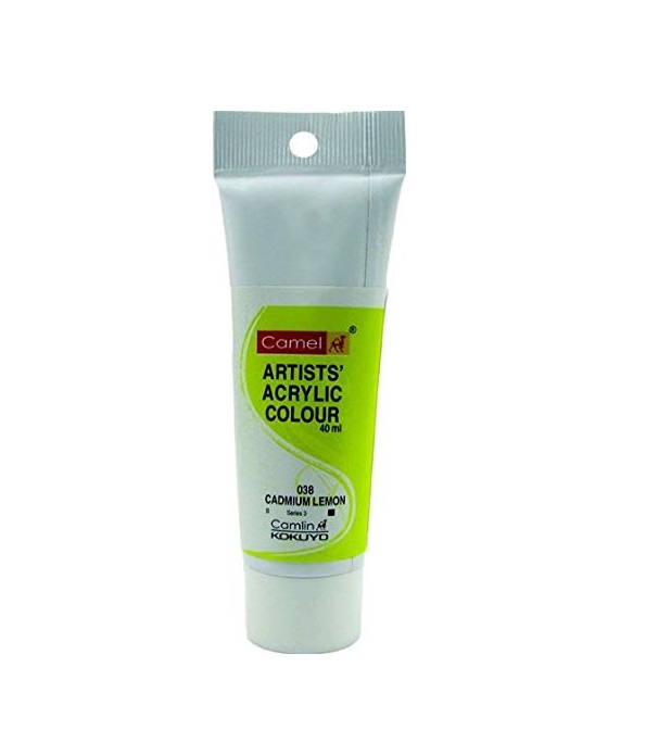 Camel Artists Acrylic Colour 40ml Cadmium Lemon 038