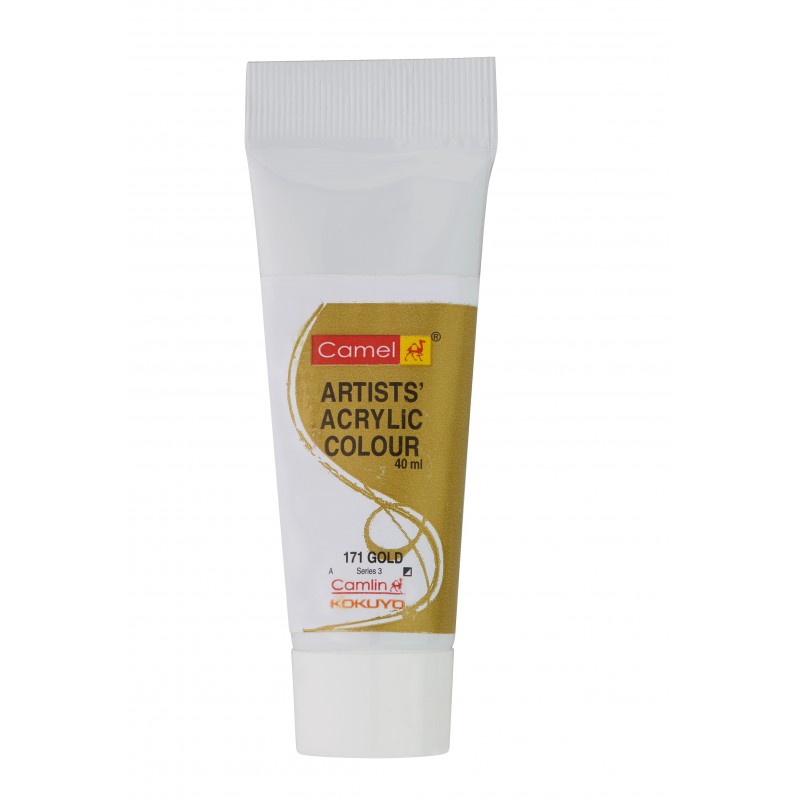 Camel Artists Acrylic Colour 40ml Raw GOLD 171