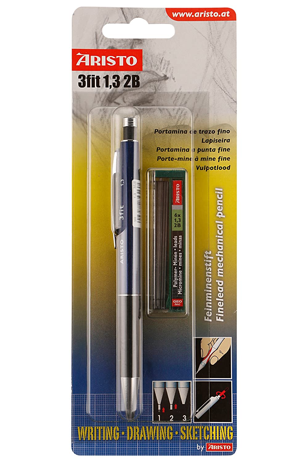 Aristo 3FIT 1.3mm Fully Retractable Mechanical Pencil