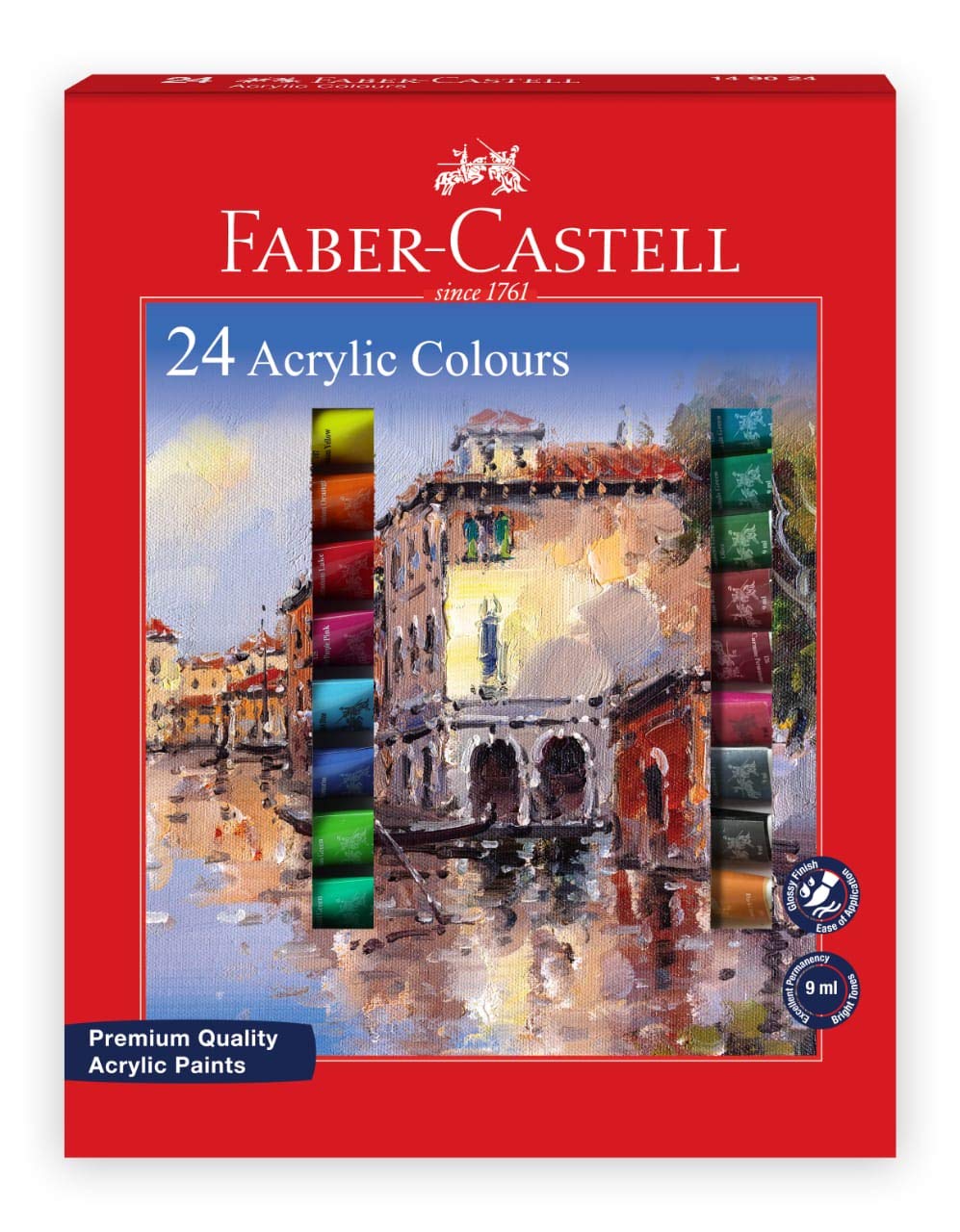 Faber-Castell Student Acrylic 9 ml Set of 24