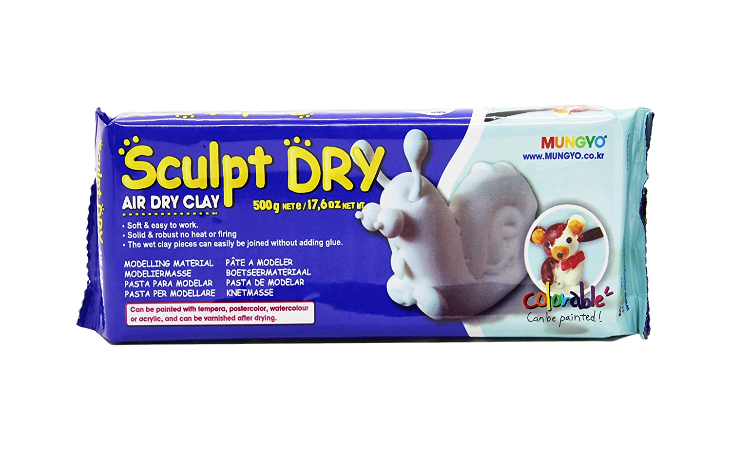 Mungyo Sculpt Dry-White Air Dry Clay