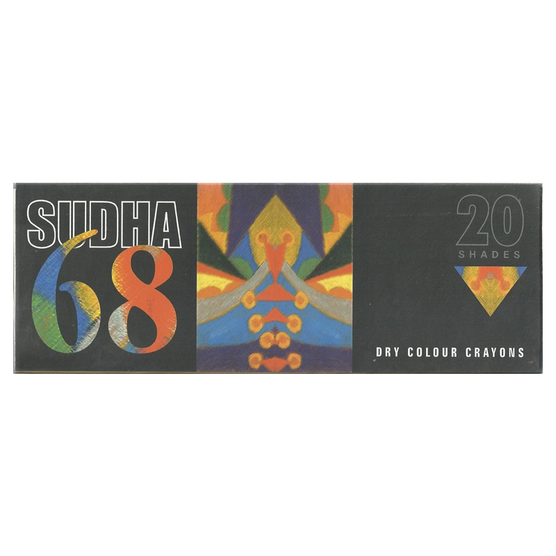 Sudha 68 Dry Pastel 20 Shades Crayons