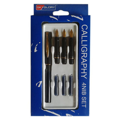 Skyglory Calligraphy 4 Nib Set