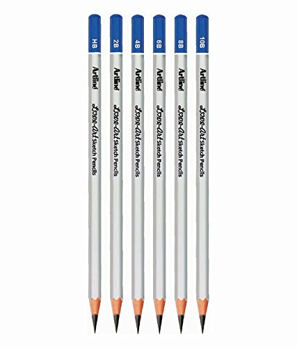 Doms Drawing Pencils for Sketching - Set of 6