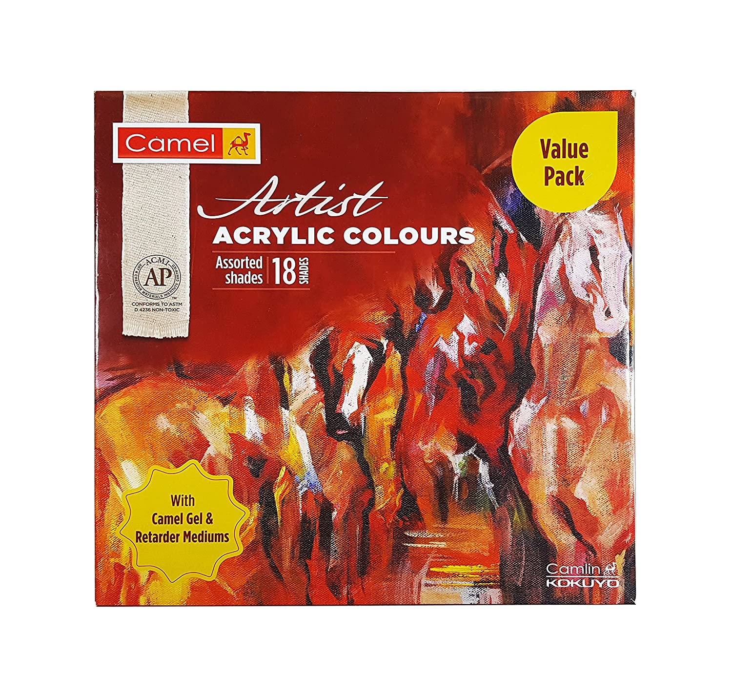 Camlin Artist Acrylic Colors - 18 Shades, 20ml