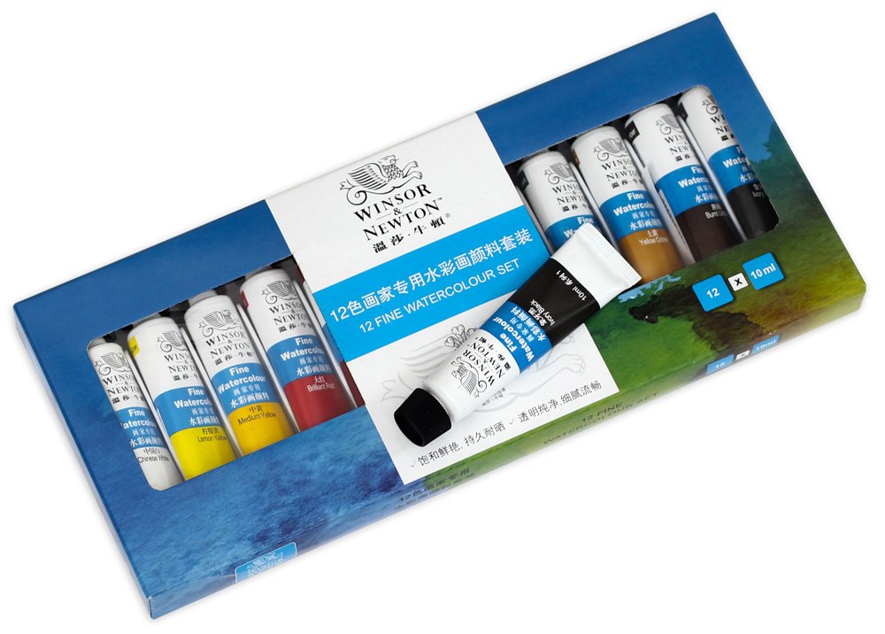 Winsor & Newton 12 Fine Water Colour Set