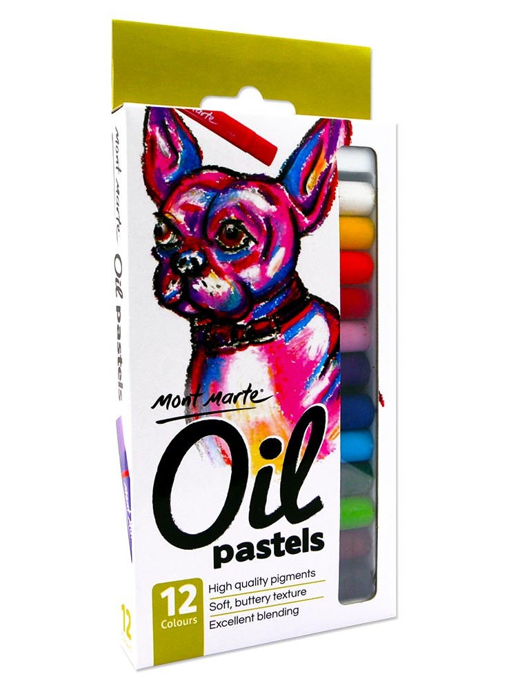 Mont Marte Oil Pastels 12pce