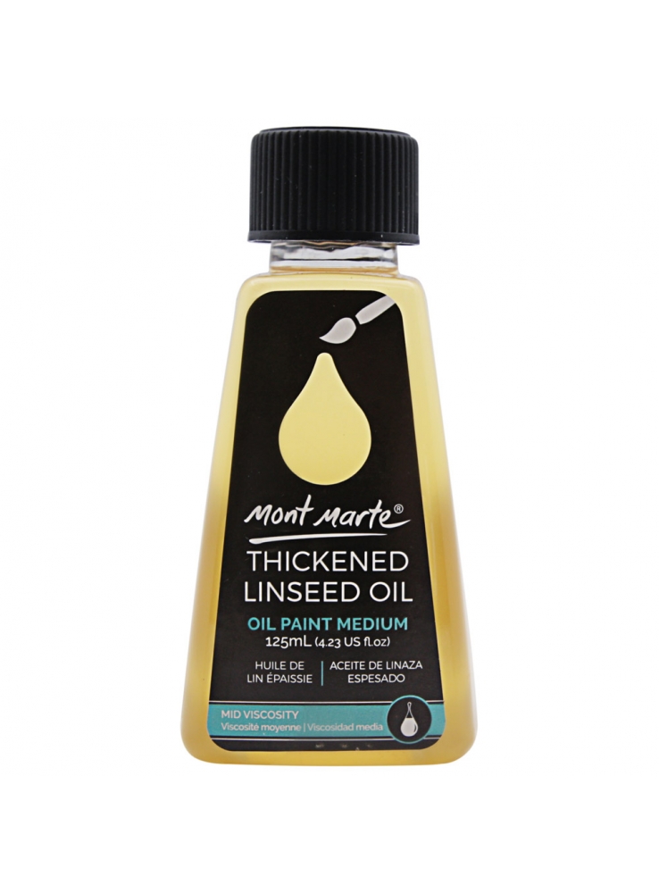 Mont Marte Thickened Linseed Oil 125ml