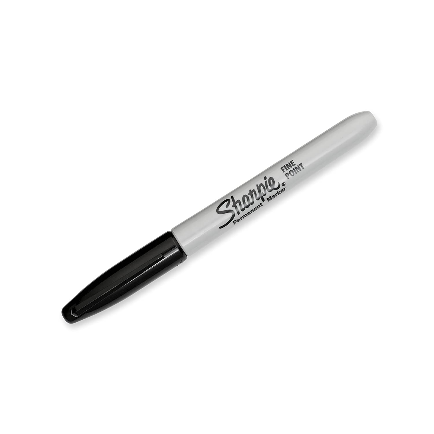 Sharpie Permanent Markers, Fine Point, Black, 2-Count