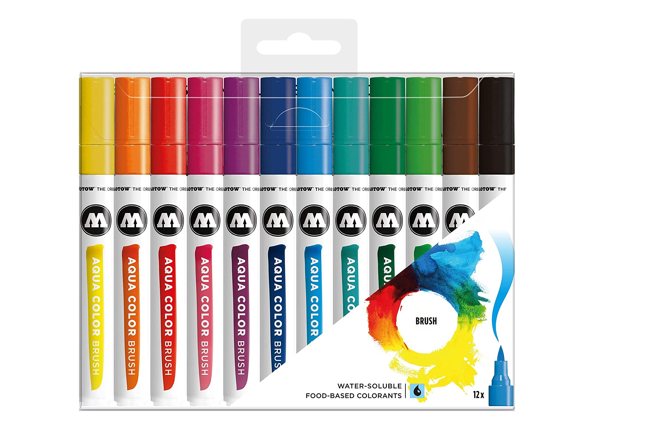 Molotow Aqua Colors Brush set of 12