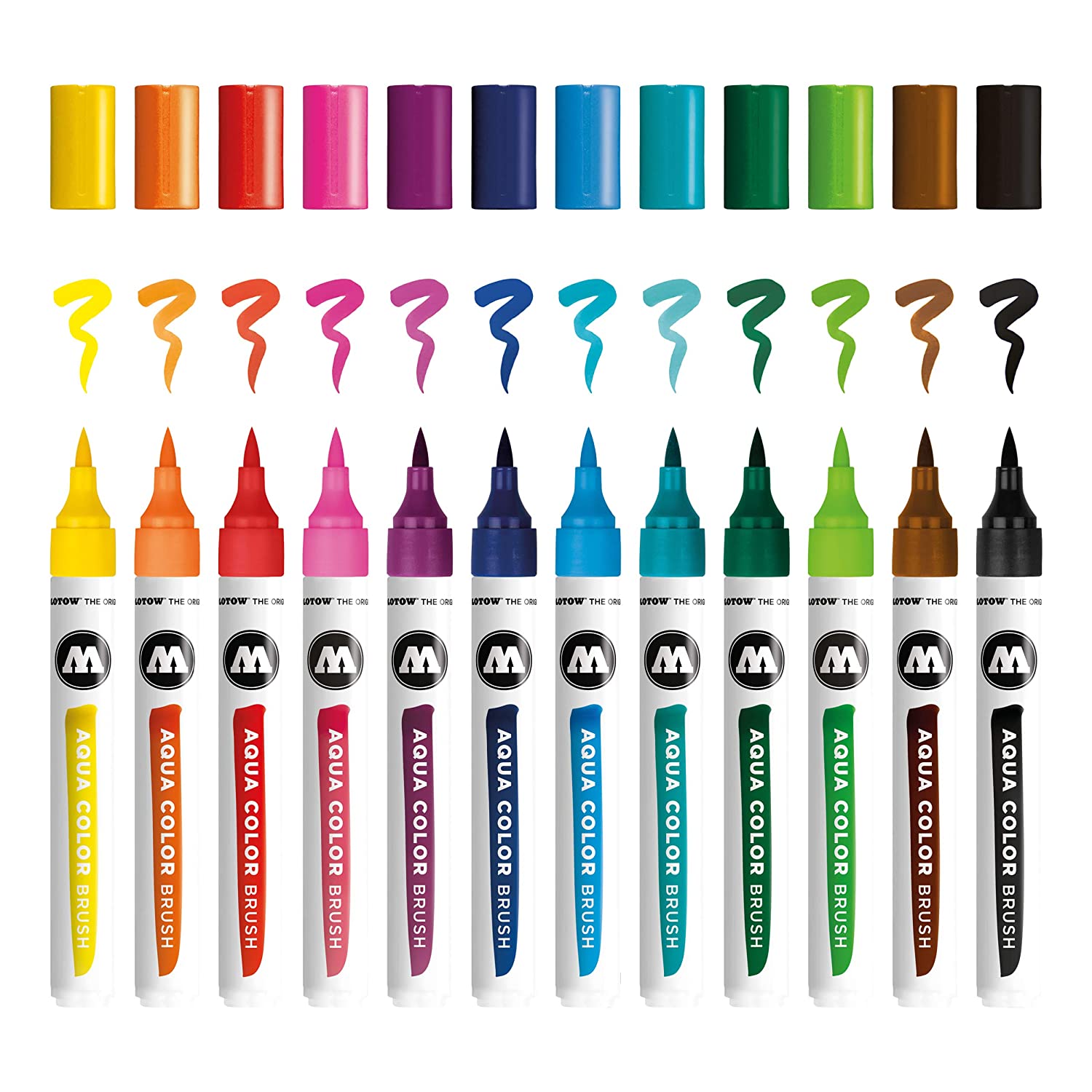 Molotow Aqua Colors Brush set of 12