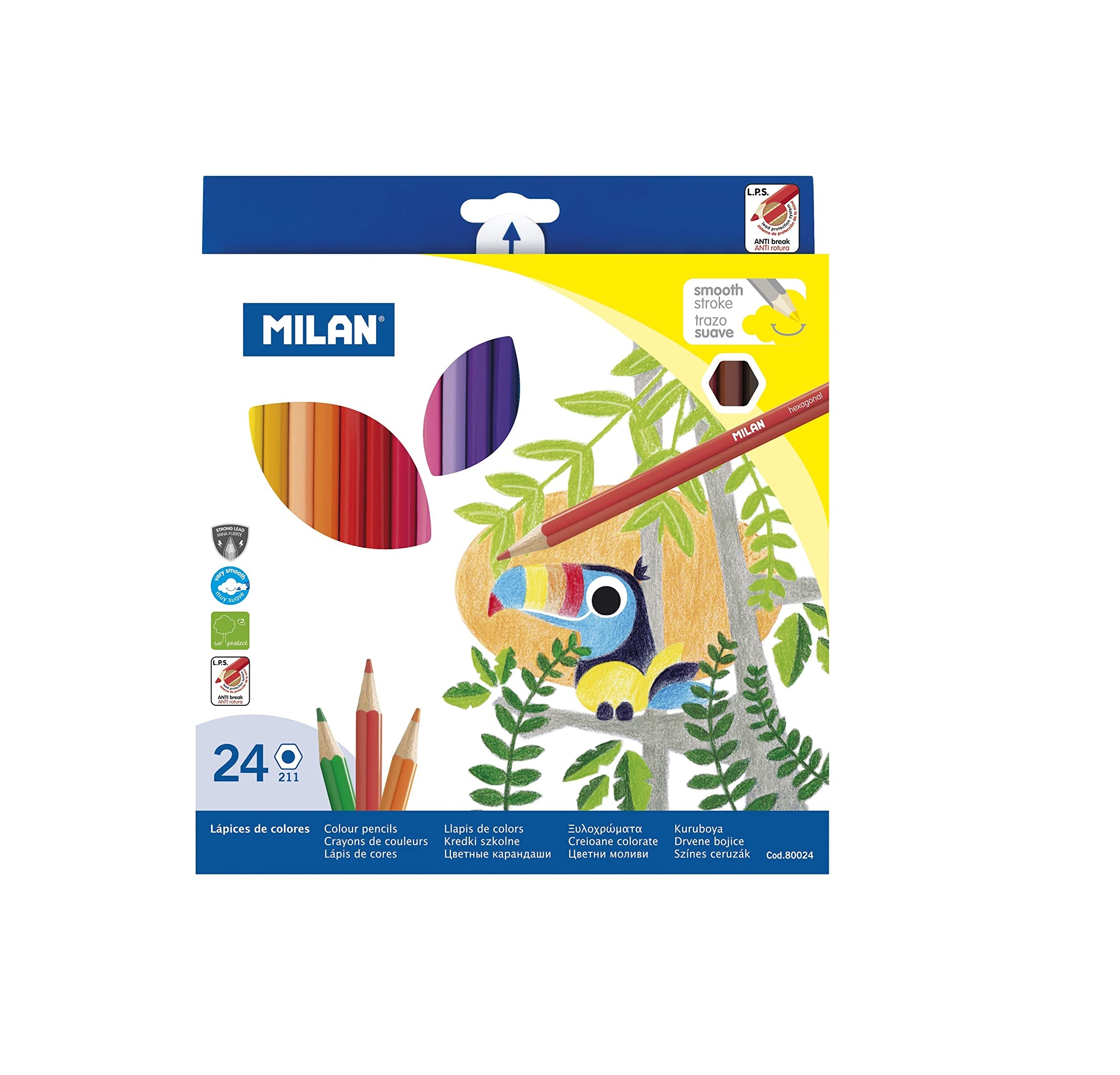 Milan Colored Pencils Set of 24