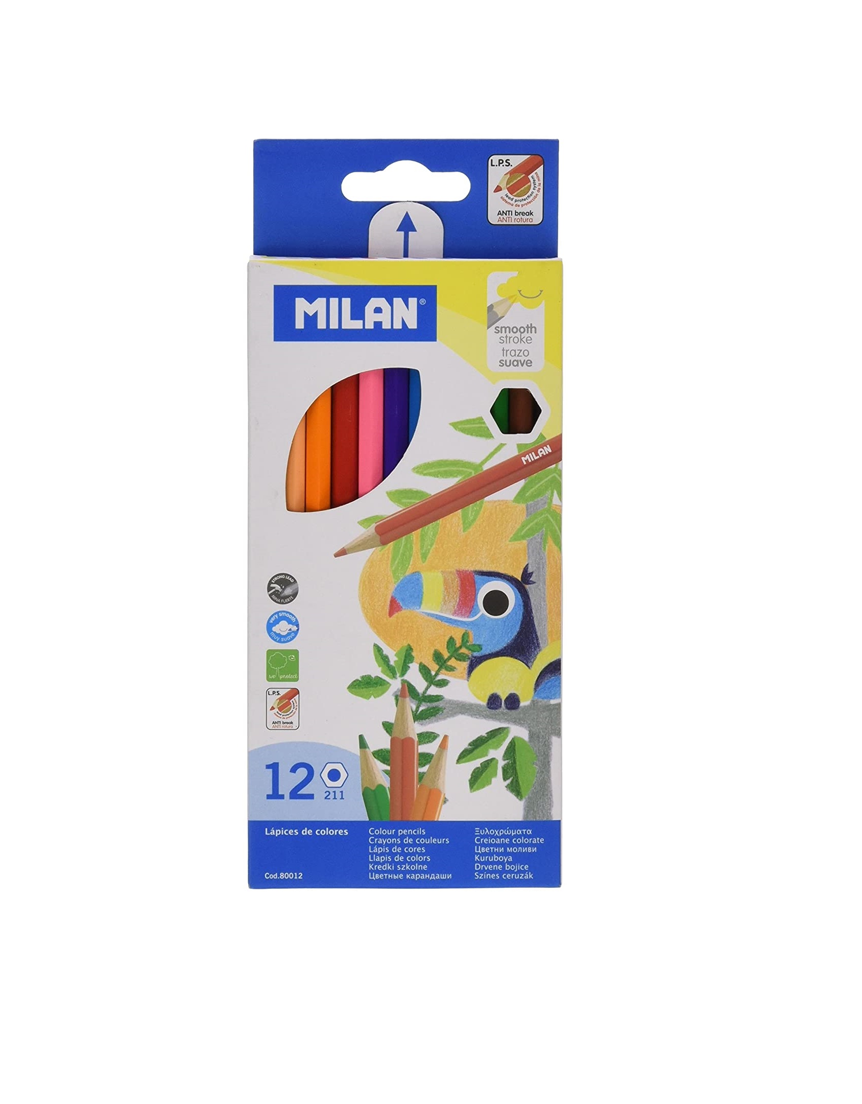 Milan Colored Pencil - Pack of 12