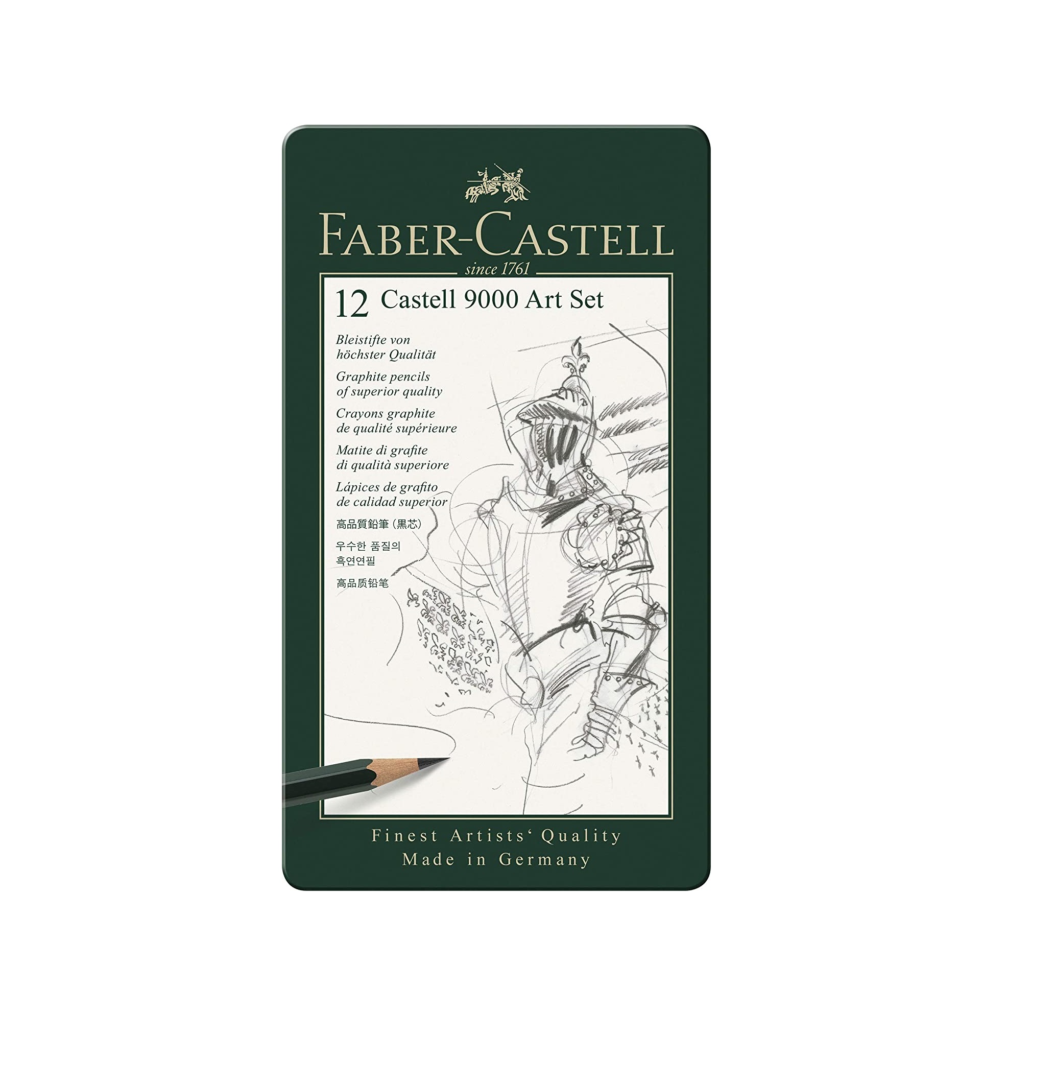 Faber-Castell Castell 9000 Pencil Set - Pack of 12