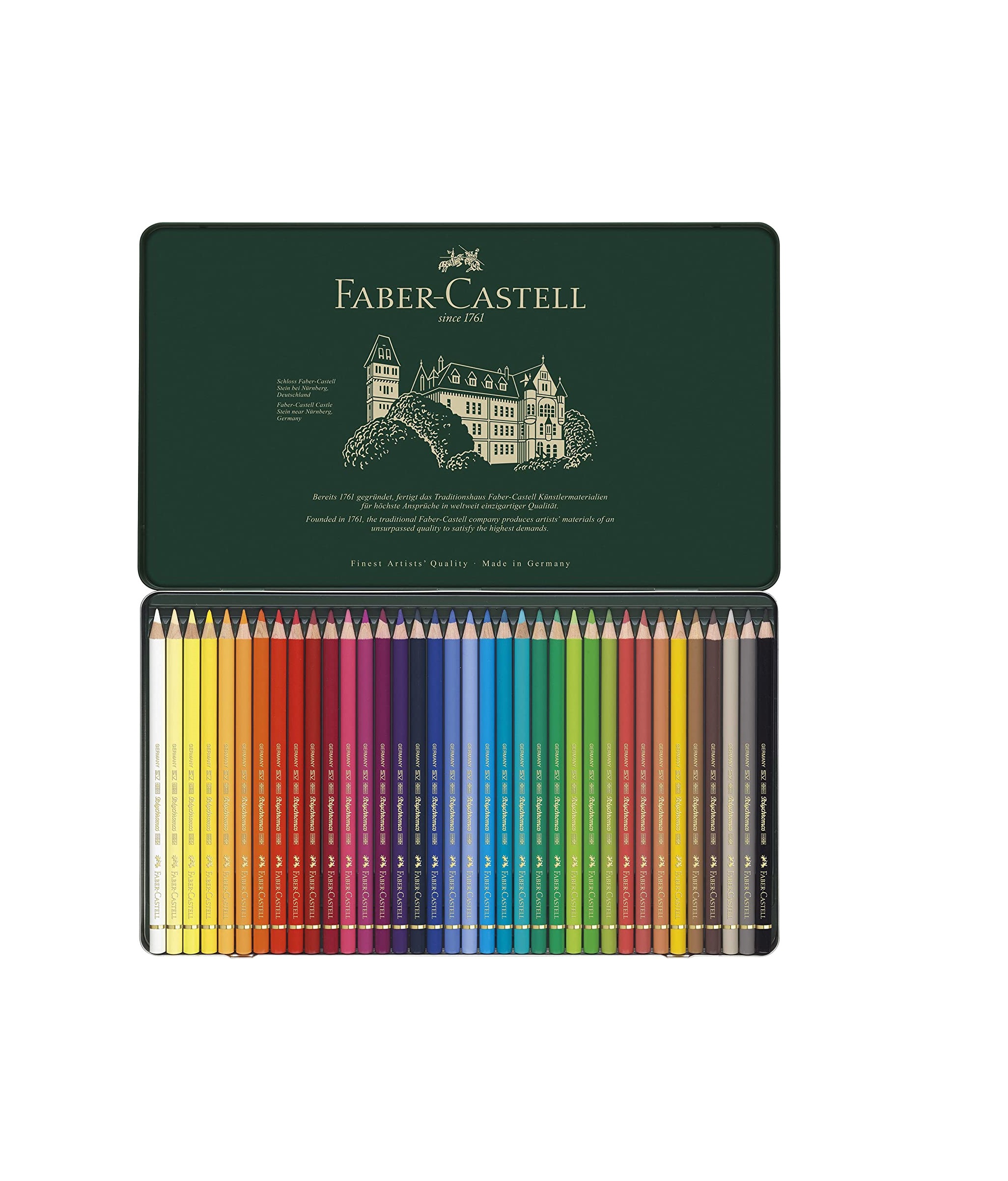 Faber Castell Polychromos Color Pencil Set - Pack of 36