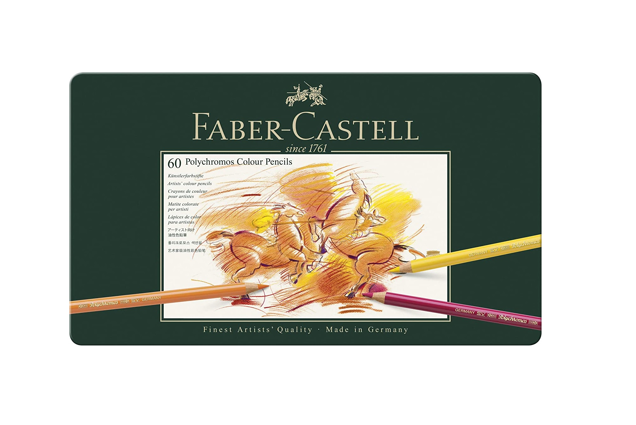 Faber Castell Polychromos Color Pencil Set - Pack of 60