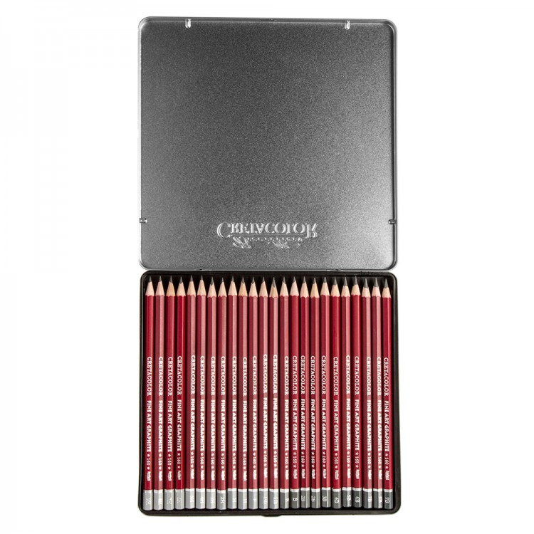 Cretacolor Cleos Fine Art Graphite Pencils Set of 24