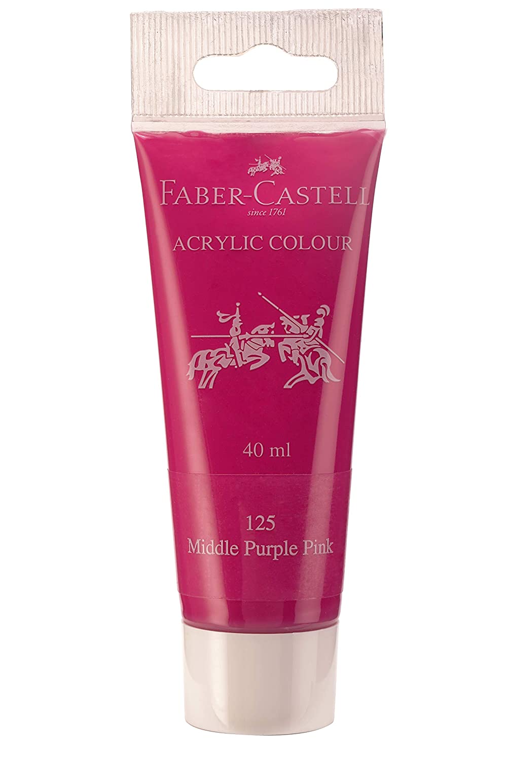 Faber-Castell Acrylic 40 ml Tube - Middle Purple Pink 125