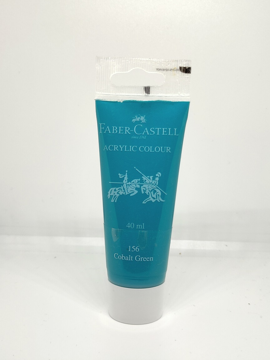 Faber-Castell Acrylic 40 ml Tube - Cobalt Green 156