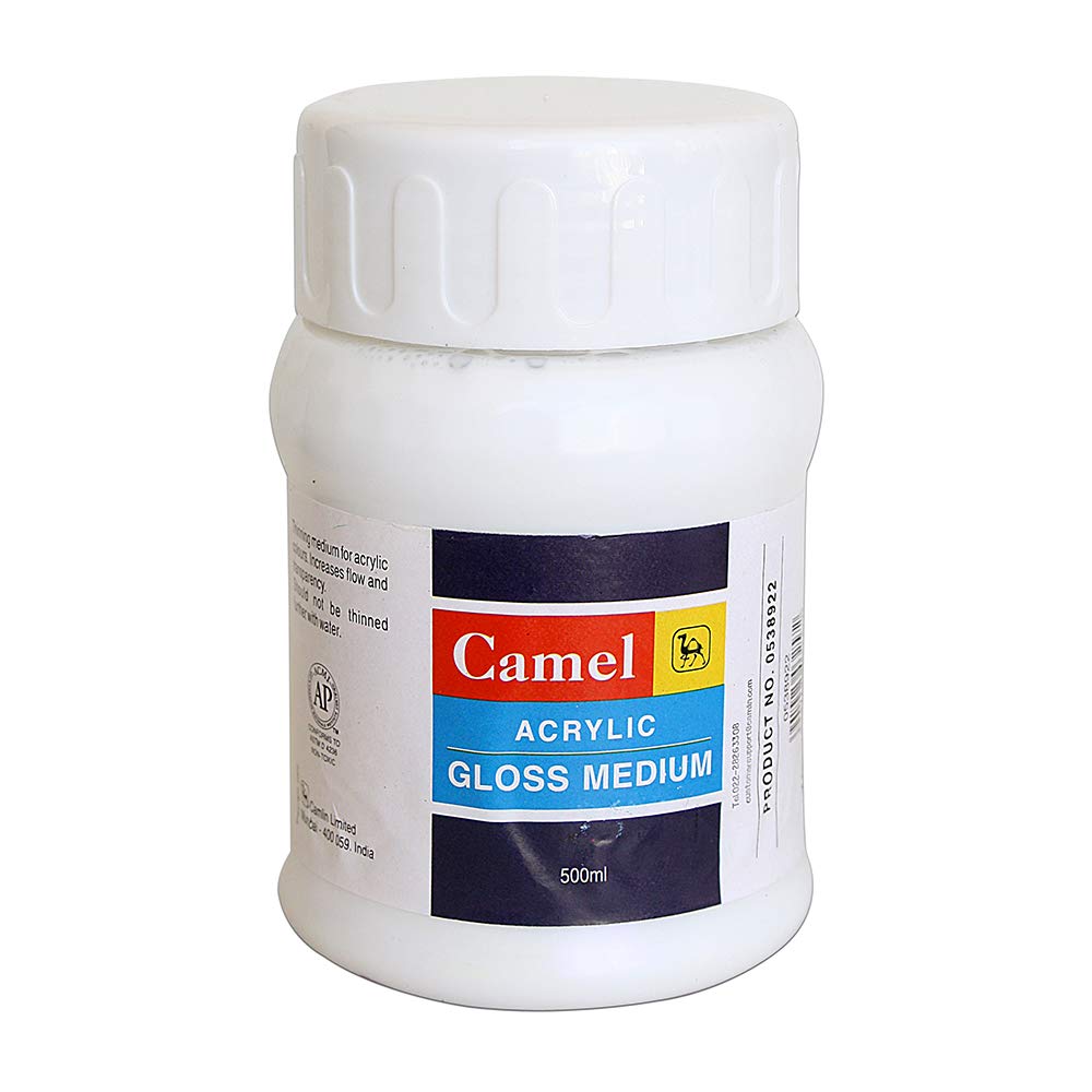 Camel Acrylic Gloss Medium (500ml)