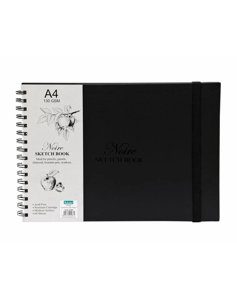 Classmate Sketchbook A4 Artist Pad with Bulky Artist Paper 130 GSM, 50  Sheets, 29.7 X 21 cm - Starbox