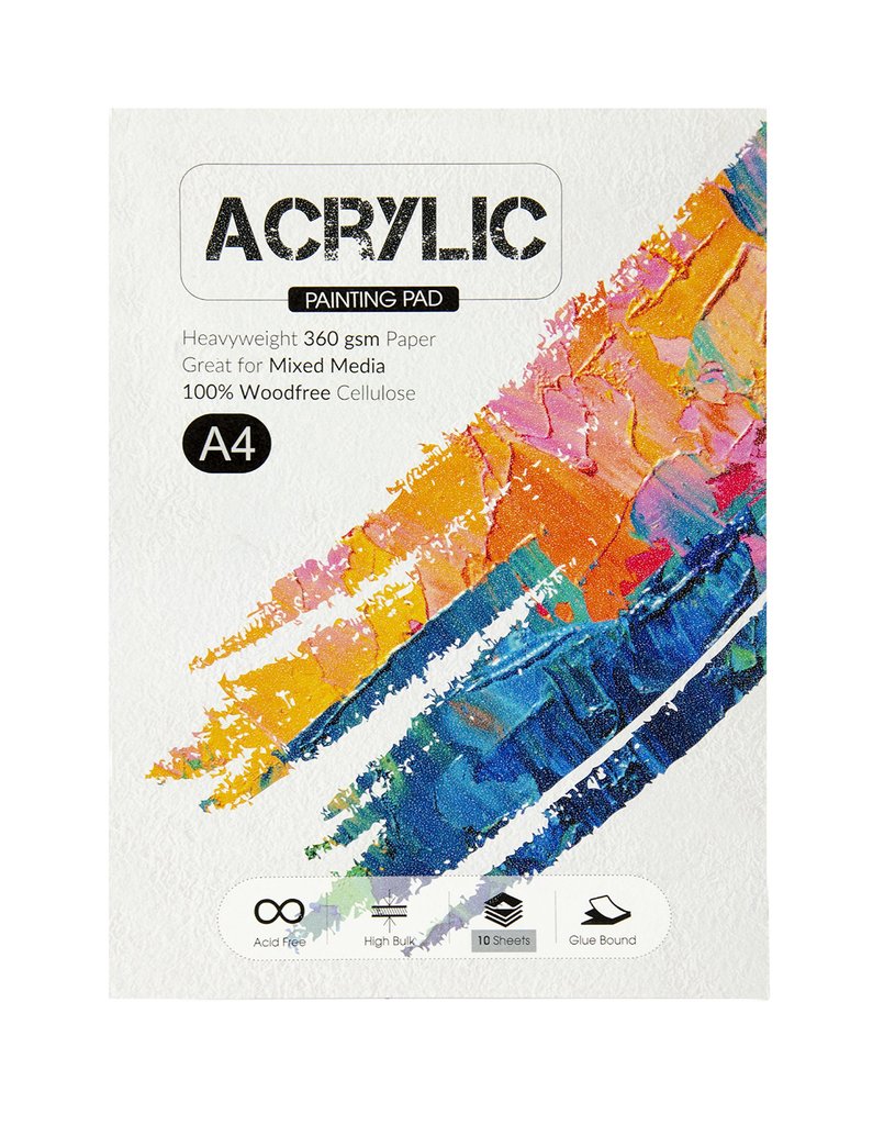 Scholar A4 ACRYLIC PAINTING PAD - 360 GSM (ACR4)