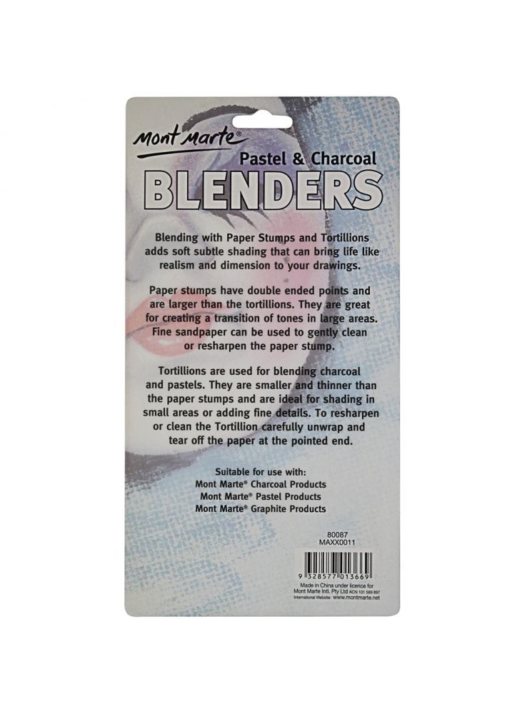 Mont Marte Pastel & Charcoal Blenders 7pce