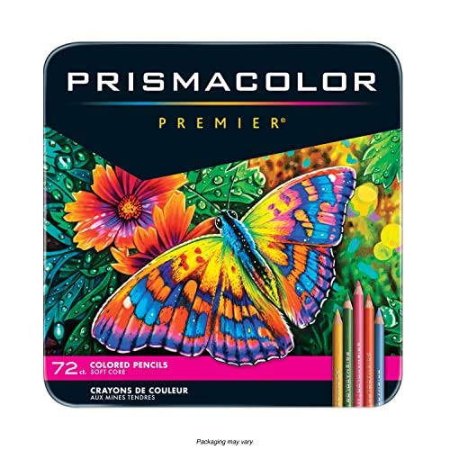 Prismacolor Premier Colored Pencils, Soft Core, 72-Count