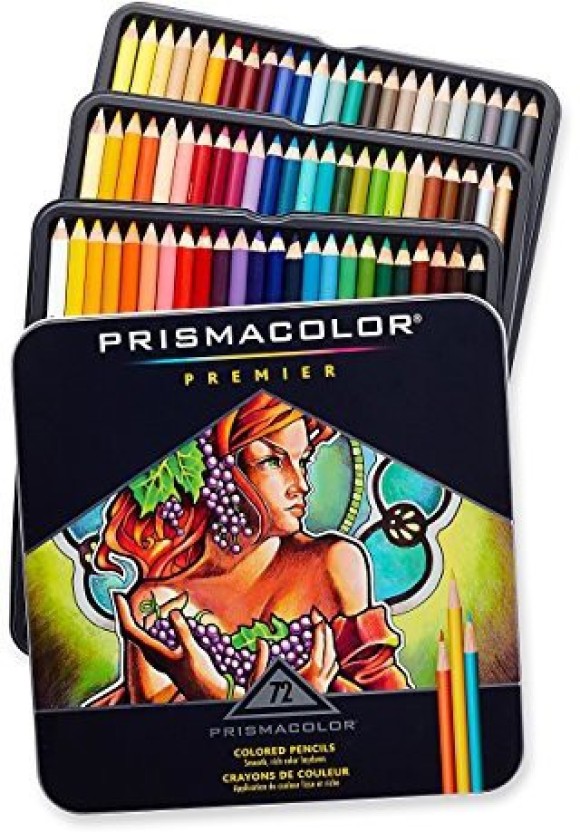 Prismacolor Premier Colored Pencils, Soft Core, 72-Count