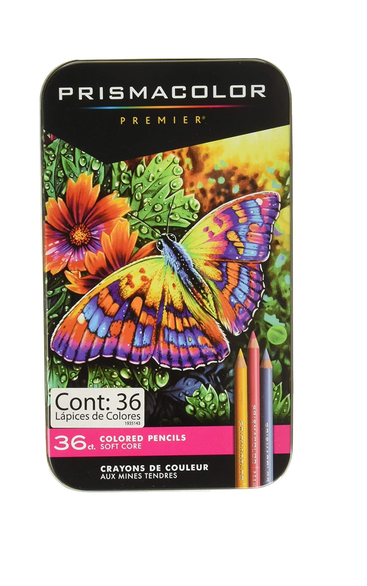 Prismacolor Soft Core Premier Colored Pencils, 36 Pack