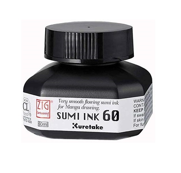 Zig Manga Sumi Drawing Ink, 60 ml