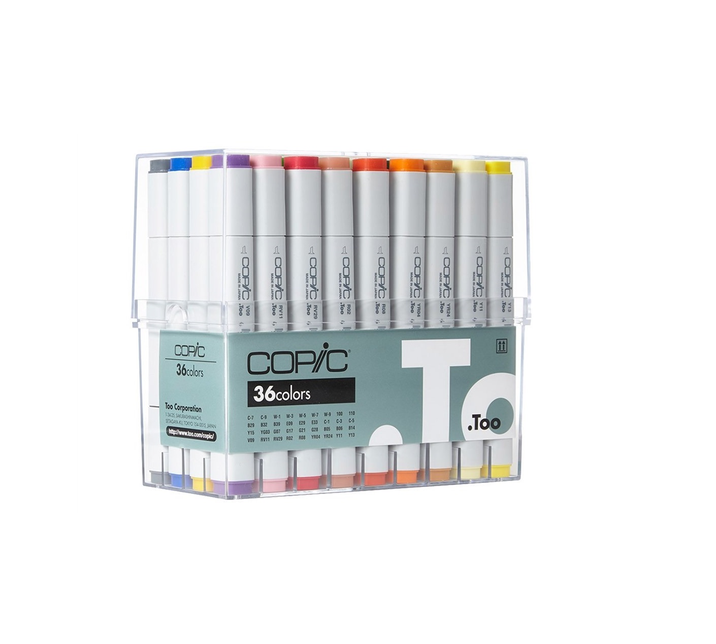 Copic 36 Color Markers Set (Color)