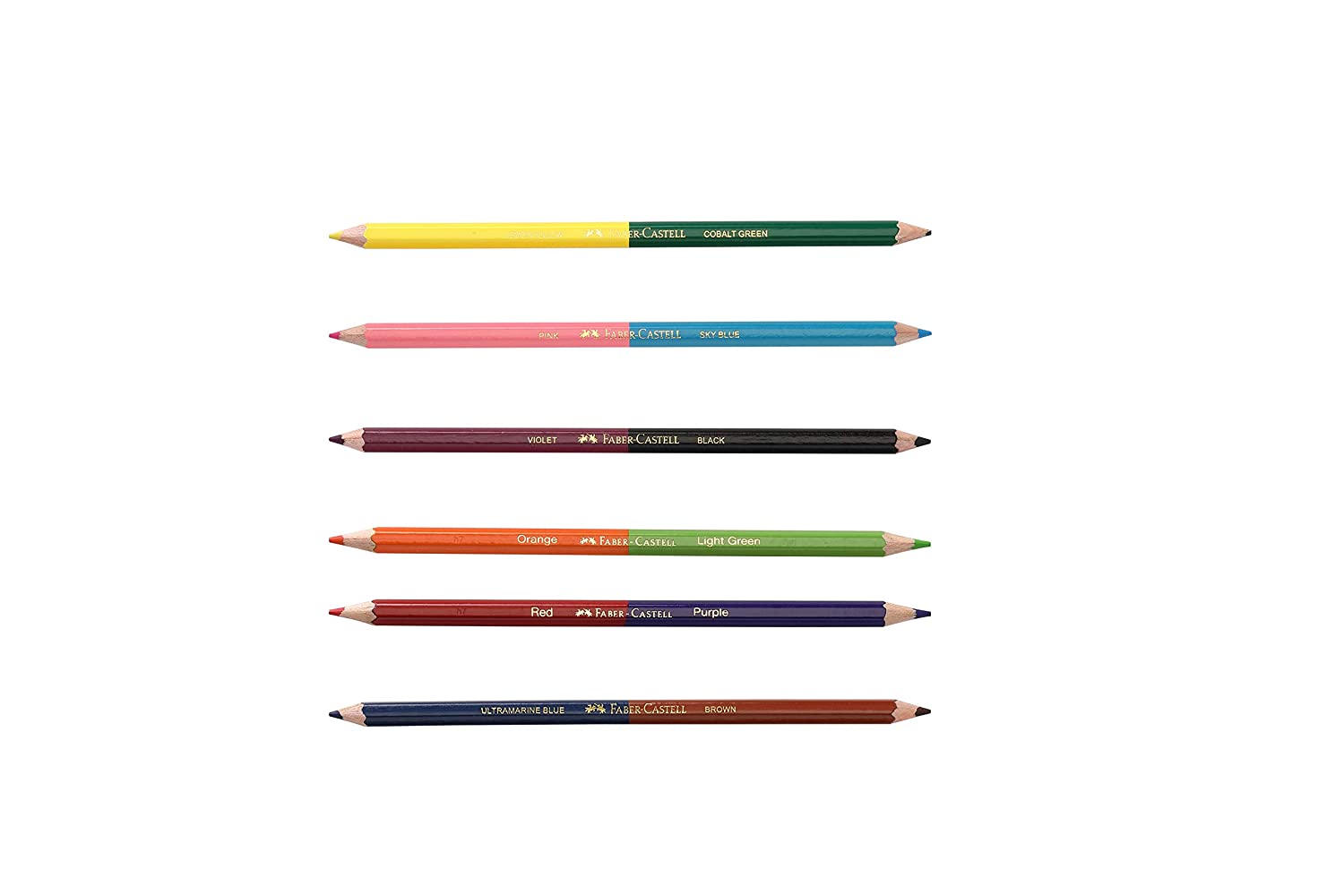 Faber-Castell Triangular Colour Pencils - Pack of 24 (Assorted) US