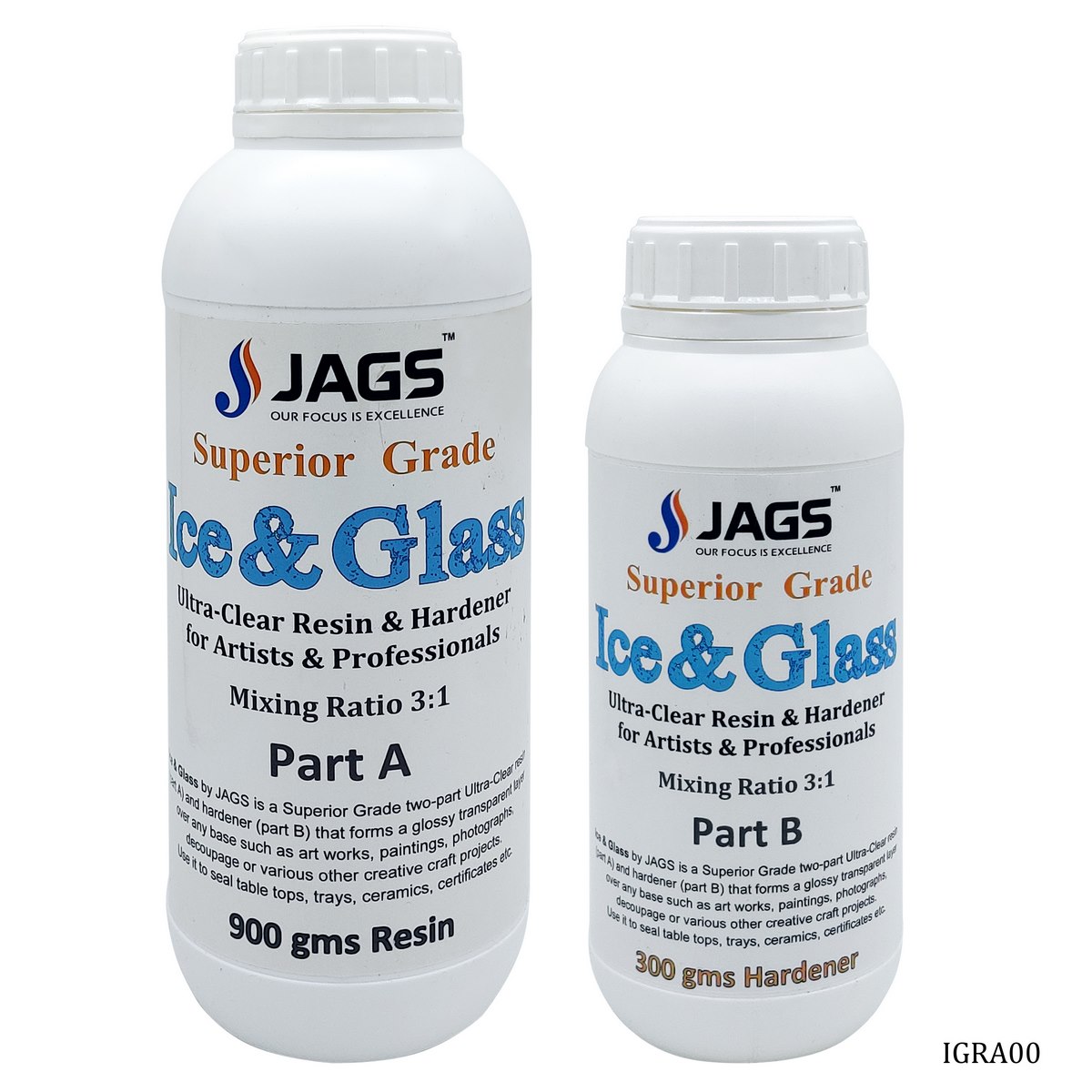 Ice & Glass Resin And Hardner Set 1200ML IGRA00
