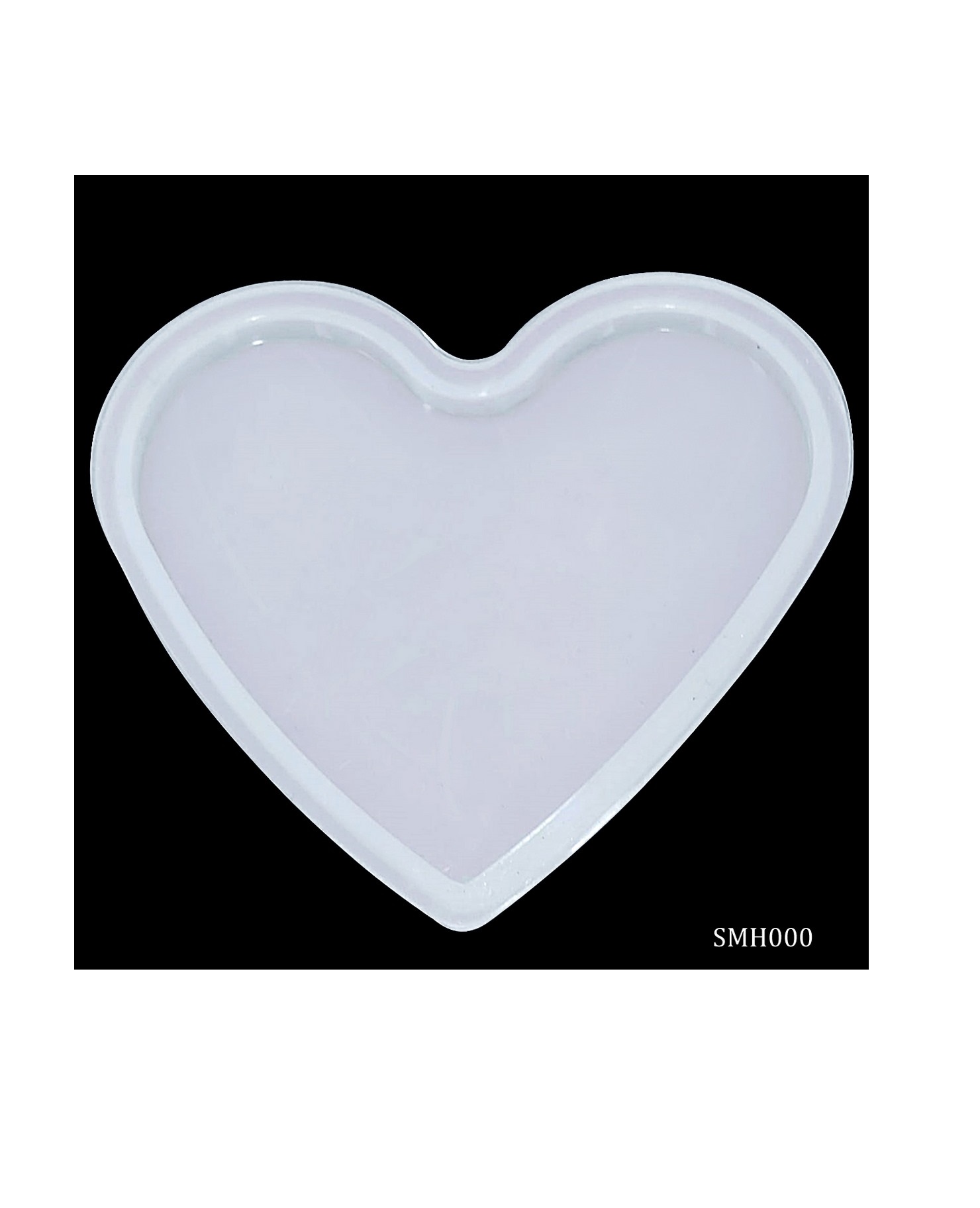 Silicone Mould Heart 4.1X3.5 Inc SMH000