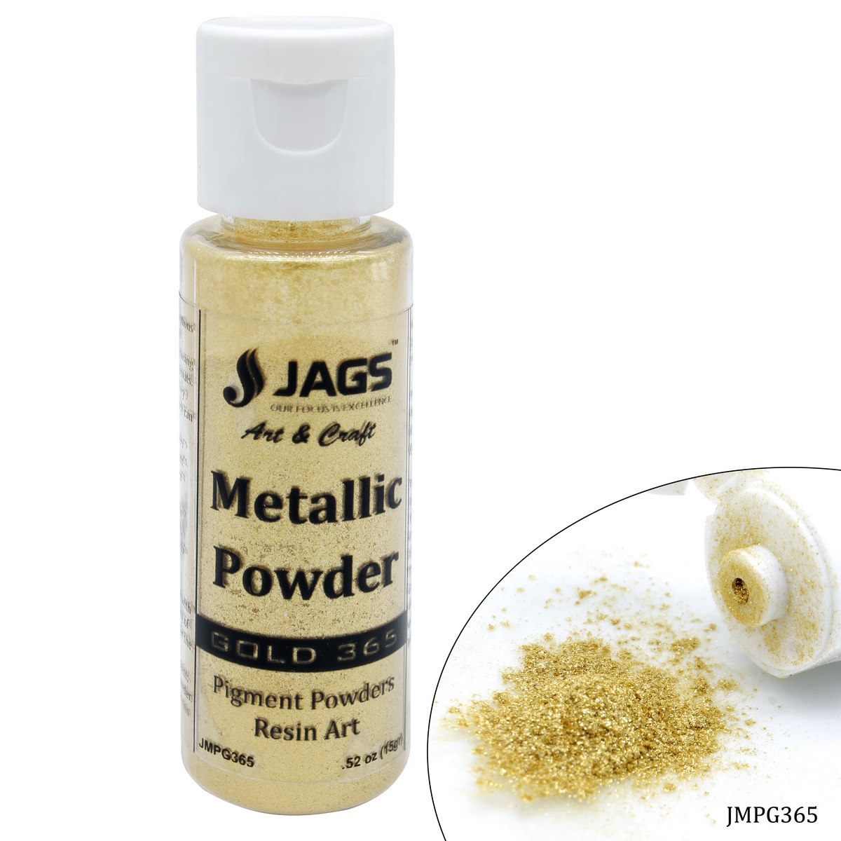 Jags Metallic Powder Gold 365 15Gms JMPG365