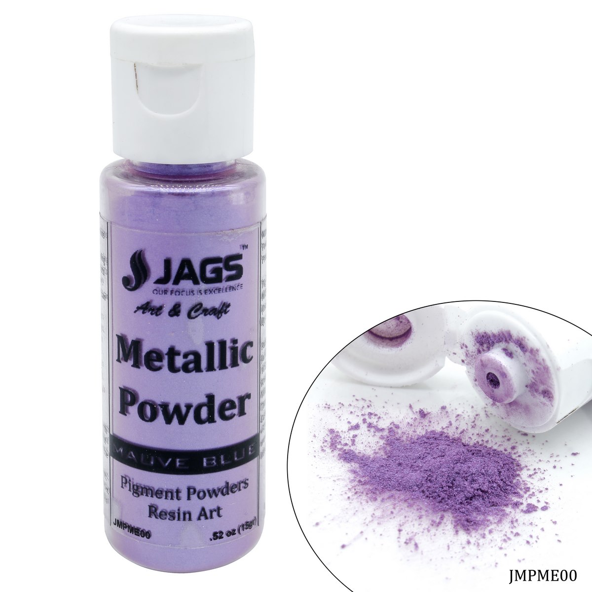 Jags Metallic Powder Mauve Blue 15Gms JMPME00