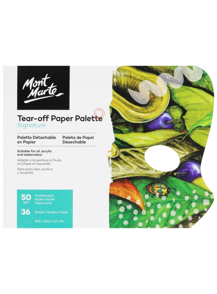 Monte Morte Signature Tear-off Paper Palette 50gsm 36 Sheet