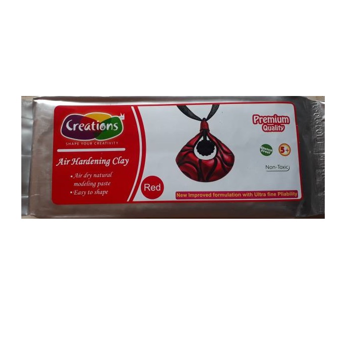 Creations Natural Clay - 500 gm - Red