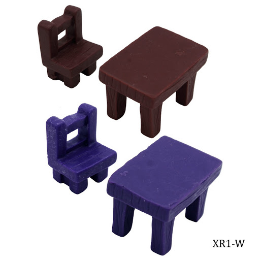 Miniature Table Chair Set - 2 (XRI-W)