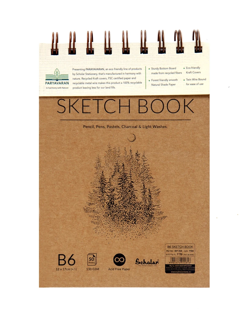 Scholar B6 PARYAVARAN SKETCH BOOK (PSB5)