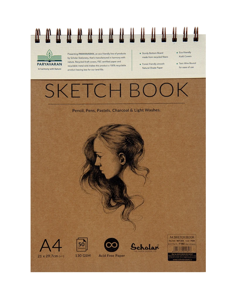 Scholar A4 PARYAVARAN SKETCH BOOK (PSB4)