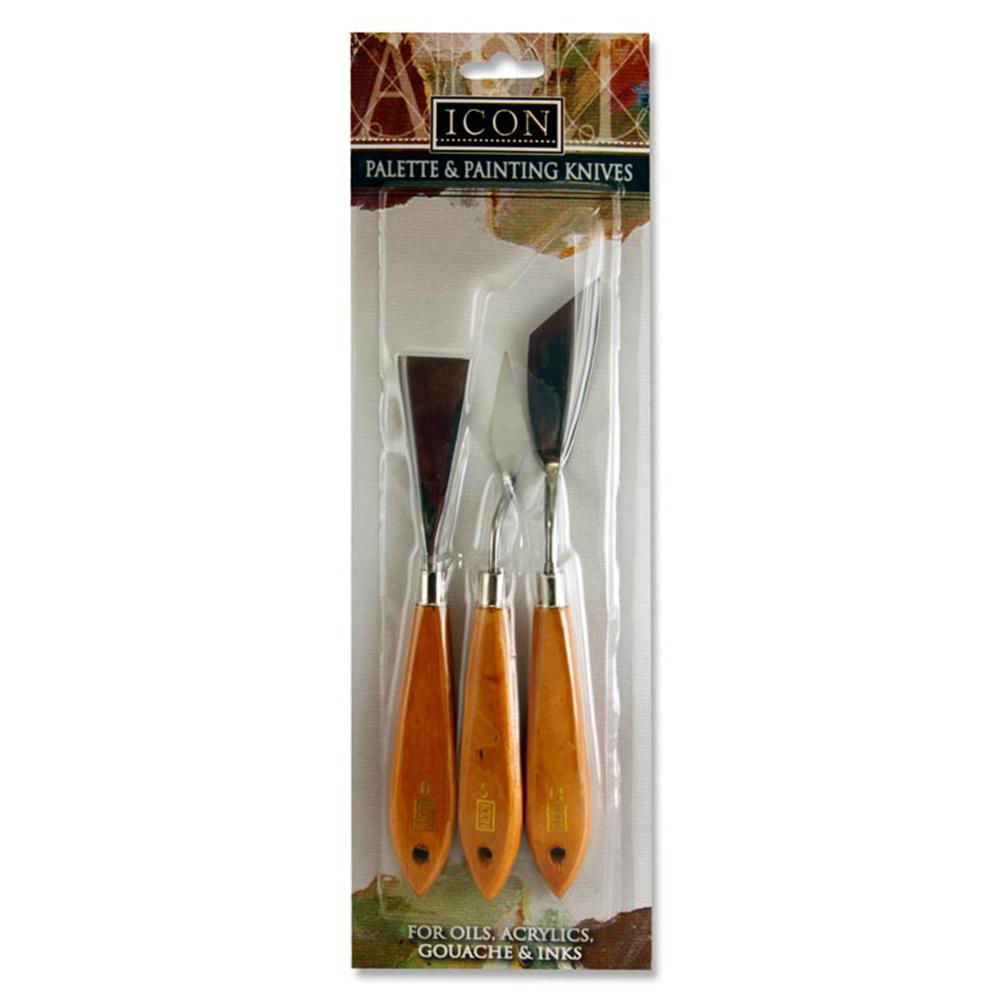 Palette Knives Set Of 3 - No's 0,5,14