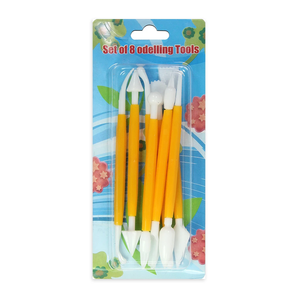 Plastic Carving Modelling Tools set of 8pcs