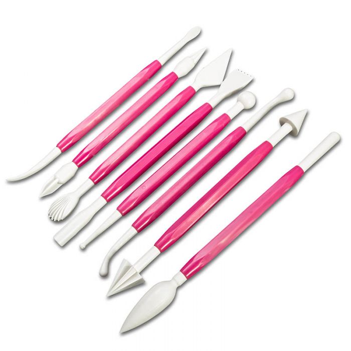 Plastic Carving Modelling Tools set of 8pcs