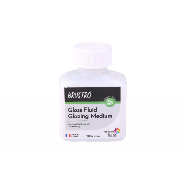 Brustro Professional Gloss Fluid Glazing Medium 100ml (75ml)